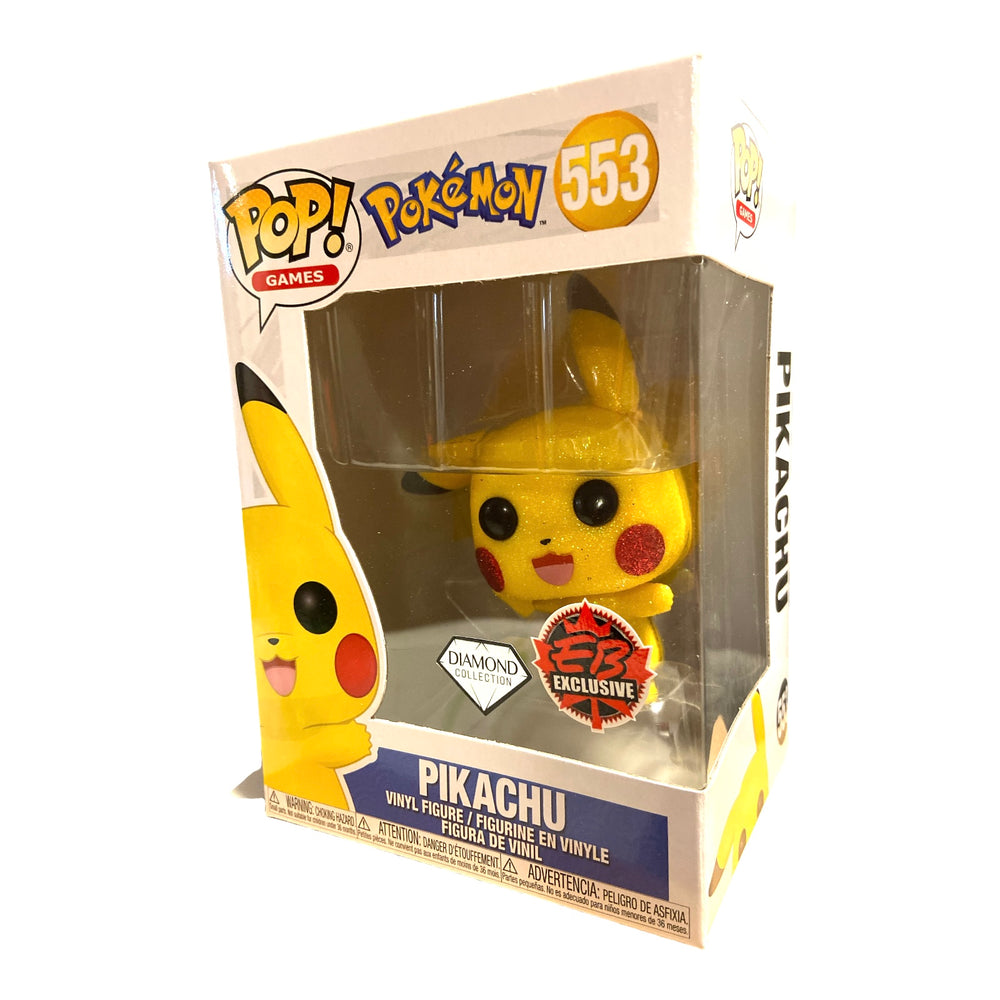 Funko Pop Pokemon Waving Pikachu 553 - Diamond Collection Exclusive