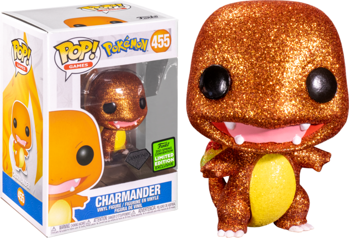 Funko Pop Pokemon Charmander 455 Diamond Collection 2021 Spring Co