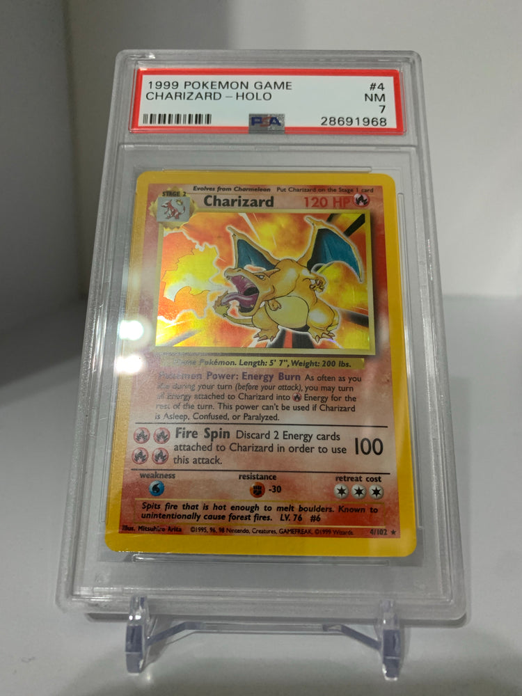 PSA 7 - Charizard #4 Base Set Holo