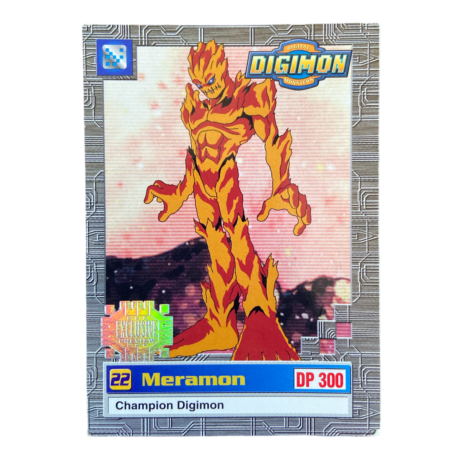 Meramon #22 0- 24/34 (Exclusive) - Digimon