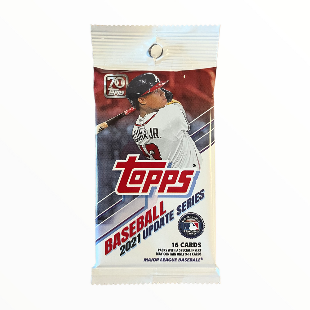 2021 - Topps Baseball - 16 Card Pack - 1 Loose Retail Pack