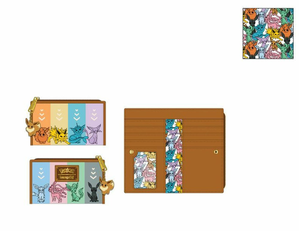 Loungefly Pokemon Eevee Evolution Wallet