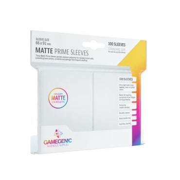 Gamegenic - Matte Prime Sleeves (100ct) (Select Colour)