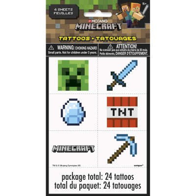 Minecraft Tattoos - 24 tattoos