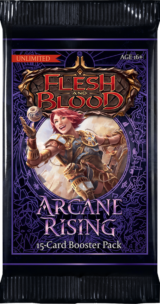 Flesh and Blood (FAB) - OOP - Arcane Rising Unlimited (ARC) - Booster CASE of 4 - (Possible Wait Time)