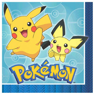 Pokémon 6.5"x6.5" (Folded) Napkins (16 Count)