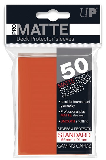 UP Deck Protector Sleeves - Matte Peach
