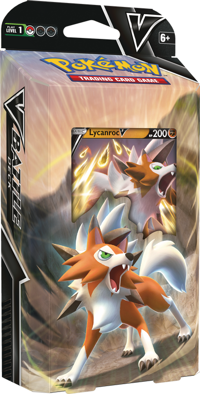 V Battle Deck Bundle - Lycanroc VS Corviknight
