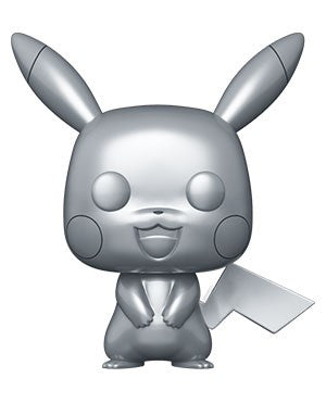 Funko Pop Pokemon Pikachu Silver/Metallic 353