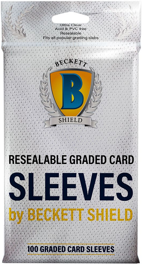 Beckett Shield - Resealable Graded Card Sleeves 100 CT