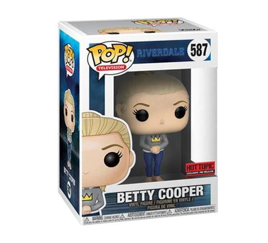 Funko Pop Riverdale Betty Cooper (Hot Topic Sticker) 587 (Slight Box Wear)