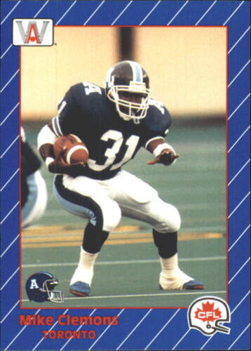 Mike Clemons #86 1991 All World CFL