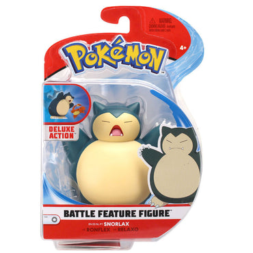 Pokemon Battle Feature Figure Snorlax Deluxe 4.5"