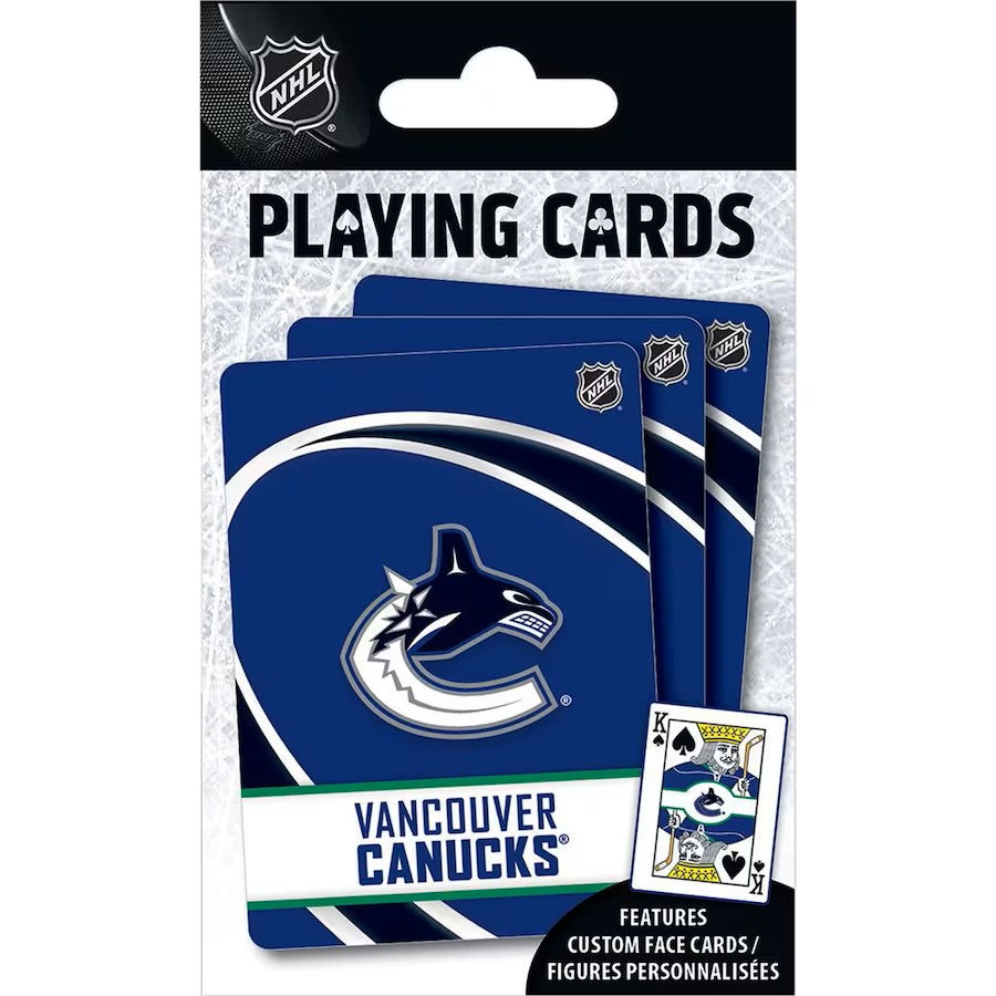Vancouver Canucks Team - Playing Cards