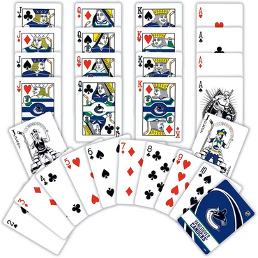 Vancouver Canucks Team - Playing Cards